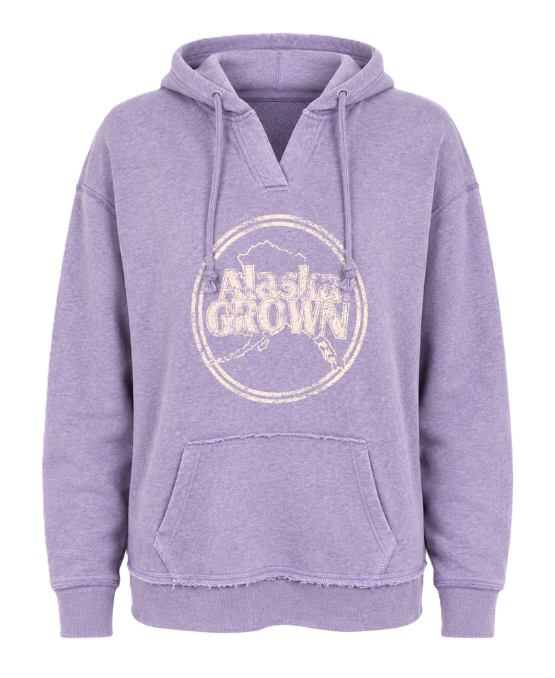 Alaska Grown V-Notch Adult Hoodies