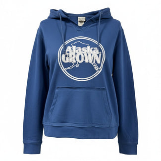 Alaska Grown V-Notch Adult Hoodies