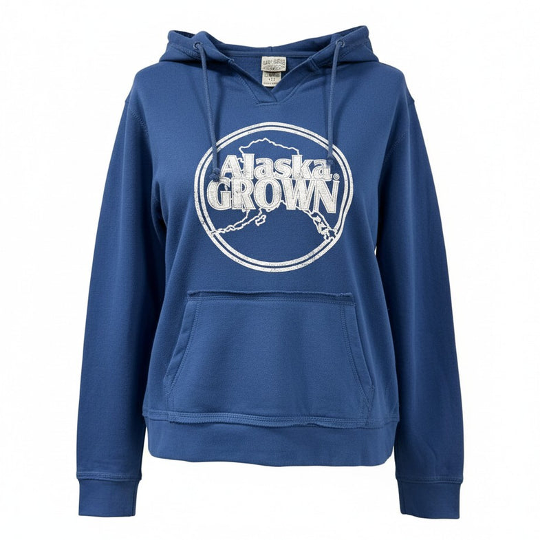 Alaska Grown V-Notch Adult Hoodie