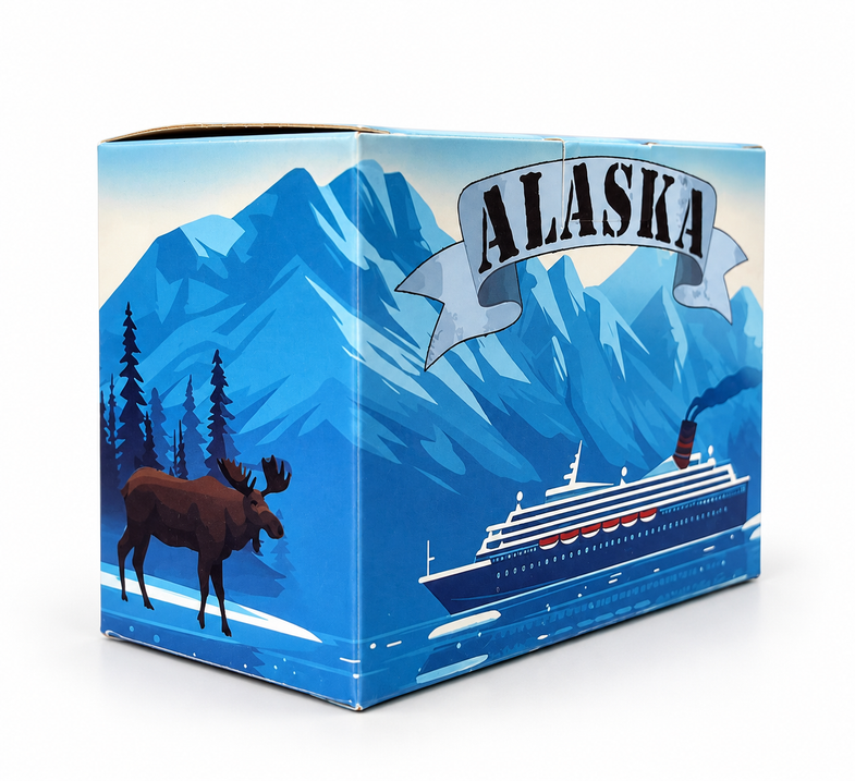 Alaska Ship Snow Globe