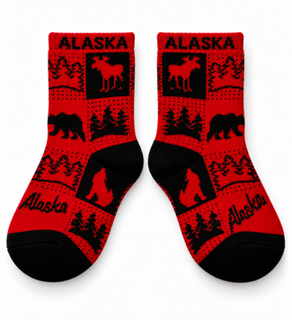 Alaska Toddler Lodge Box Sock