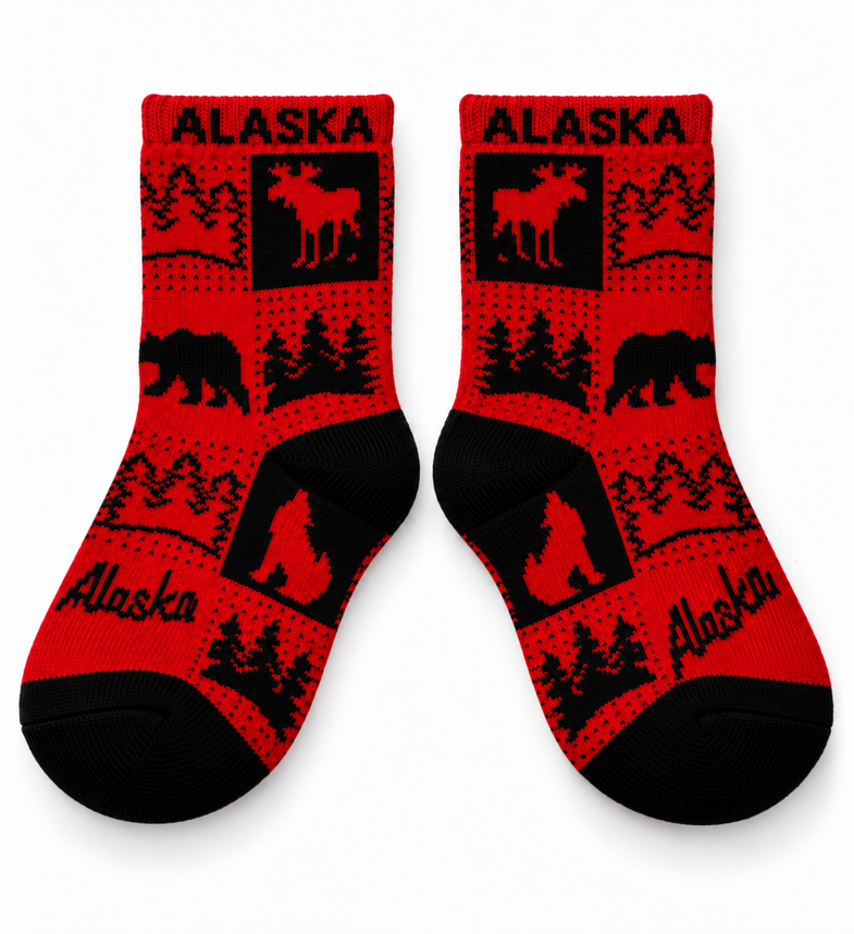 Alaska Toddler Lodge Box Sock
