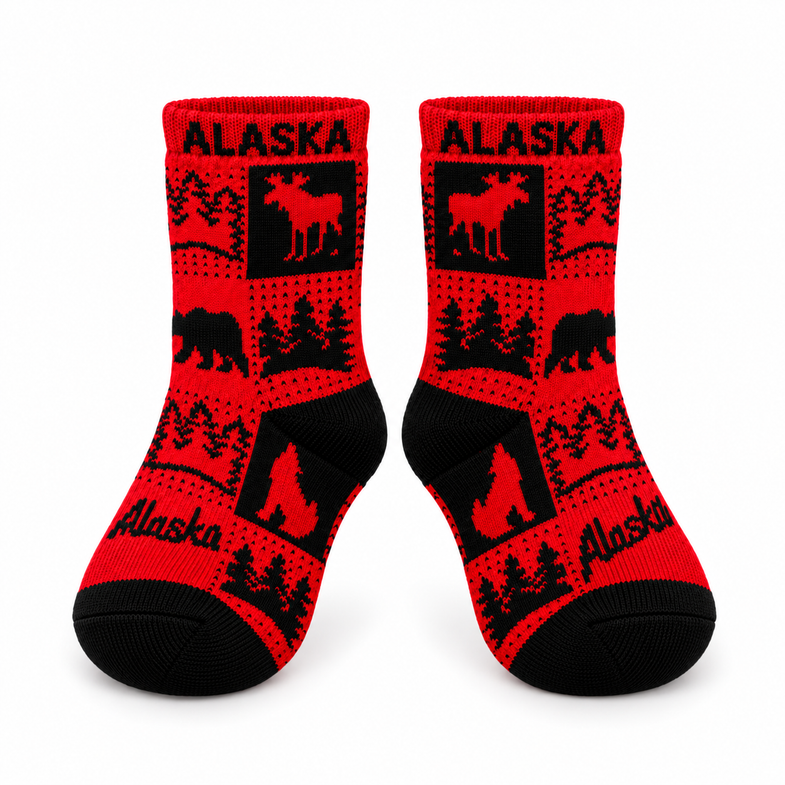 Alaska Toddler Lodge Box Sock