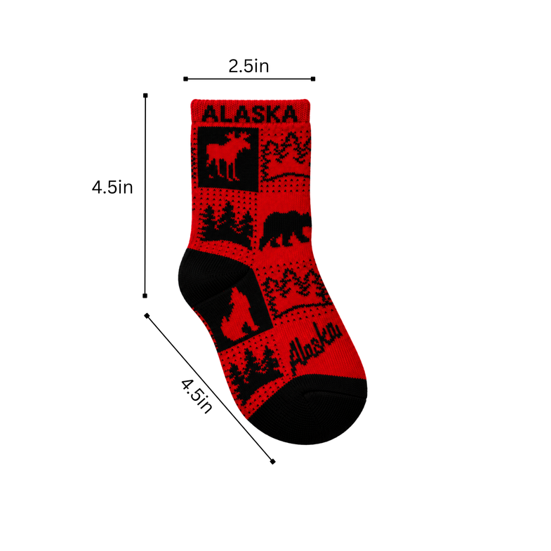 Alaska Toddler Lodge Box Sock