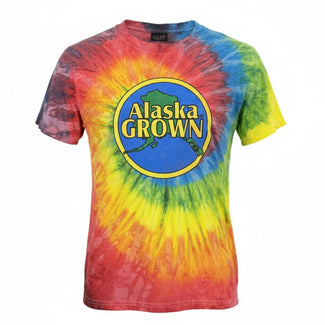 Alaska Grown Tie Dye Adult T-Shirts