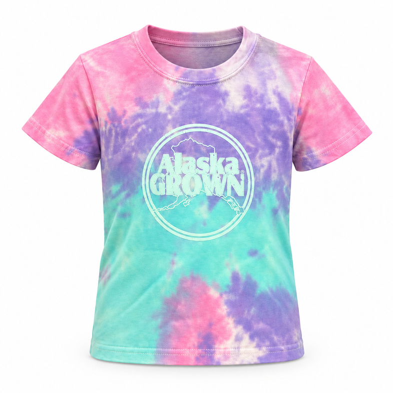 Alaska Grown Tie Dye Toddler T-Shirts