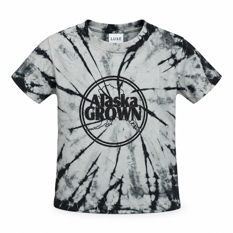 Alaska Grown Tie Dye Toddler T-Shirts