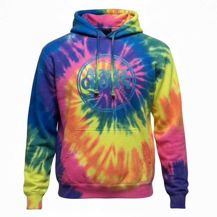 Alaska Grown Adult Tie Dye Hoodie