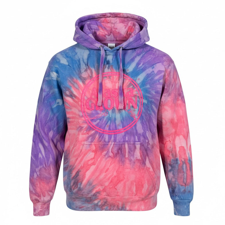 Alaska Grown Adult Tie Dye Hoodie