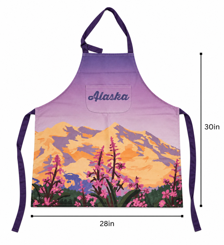 Alaska Fireweed Apron