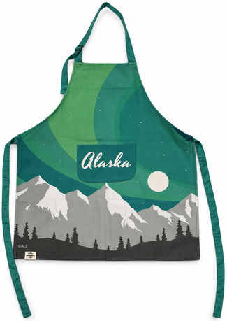 Alaska Aurora Apron