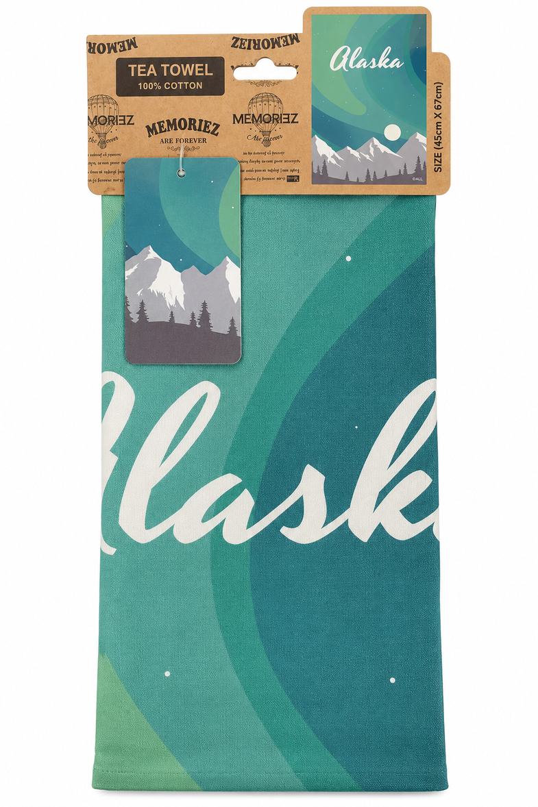 Alaska Aurora Kitchen Towel