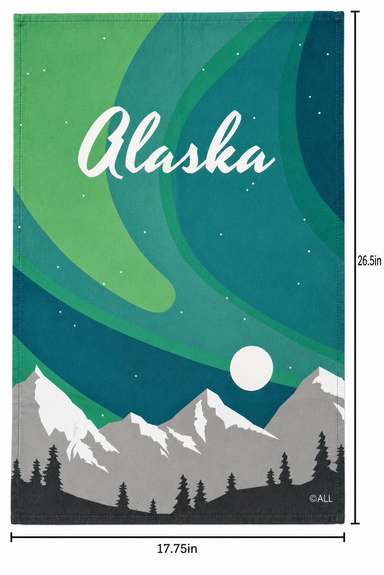 Alaska Aurora Kitchen Towel